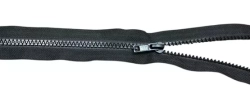 Zip kostěný bundový 5mm dělitelný délka 85 cm - navy modrá