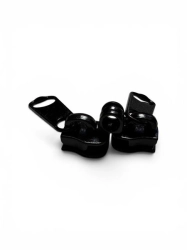 Jezdec k zipům 8mm - non lock -s očkem na zámek  černá 