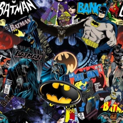 ZBYTEK jarní softshell potisk - BATMAN KOMIKS - 25 CM