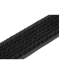Suchý zip 20mm pásky 2v1 ČERNÝ