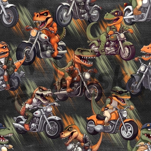 Softshell zimní   DINOSAUŘI NA MOTORCE