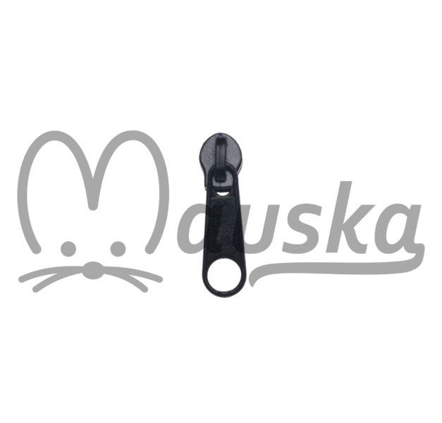 Jezdec k zipům 3mm - non lock - černá