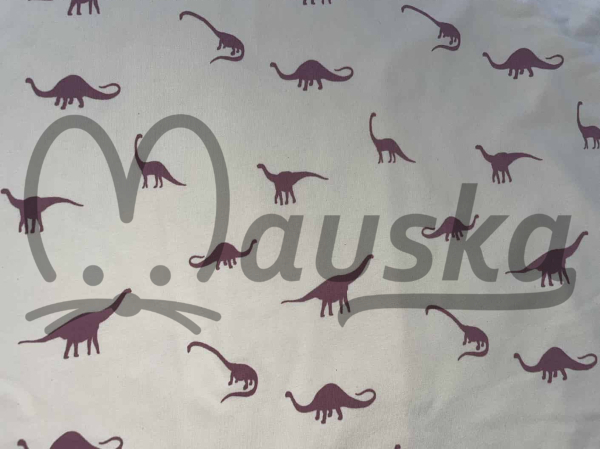 Teplakovina počesaná  dinosauři na krémové