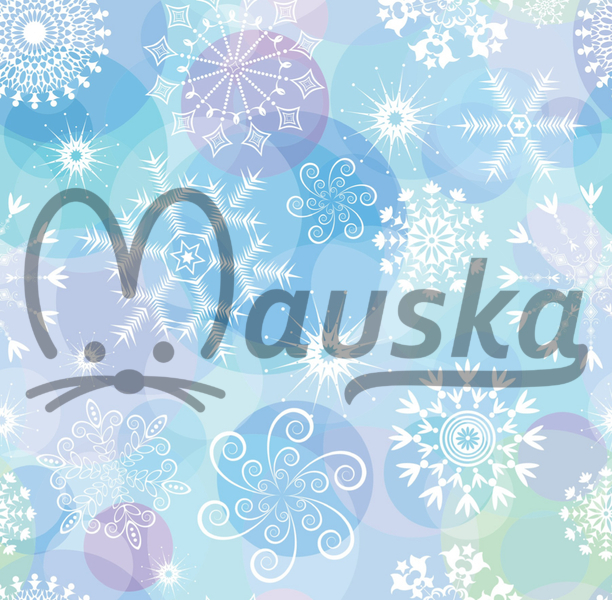  legínovina/úplet  milk silk  vzor potisk vločky 