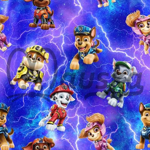 Micropeach potisk - tlapky s blesky