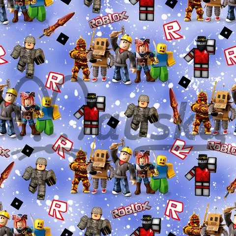 Softshell zimní ROBLOX MODRÁ