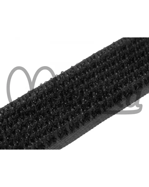 Suchý zip 20mm pásky 2v1 ČERNÝ